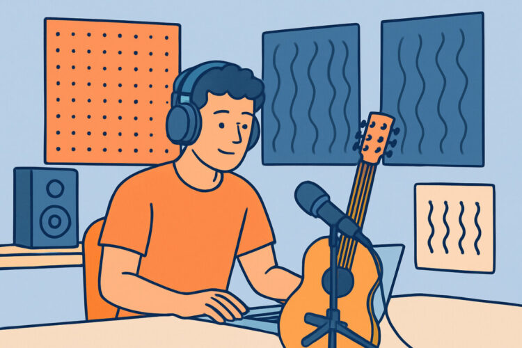 Kotistudion akustiikka – heijastukset ja vaimennus