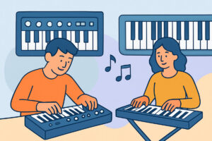 Syntetisaattori ja keyboard – käyttötarkoitusten ero